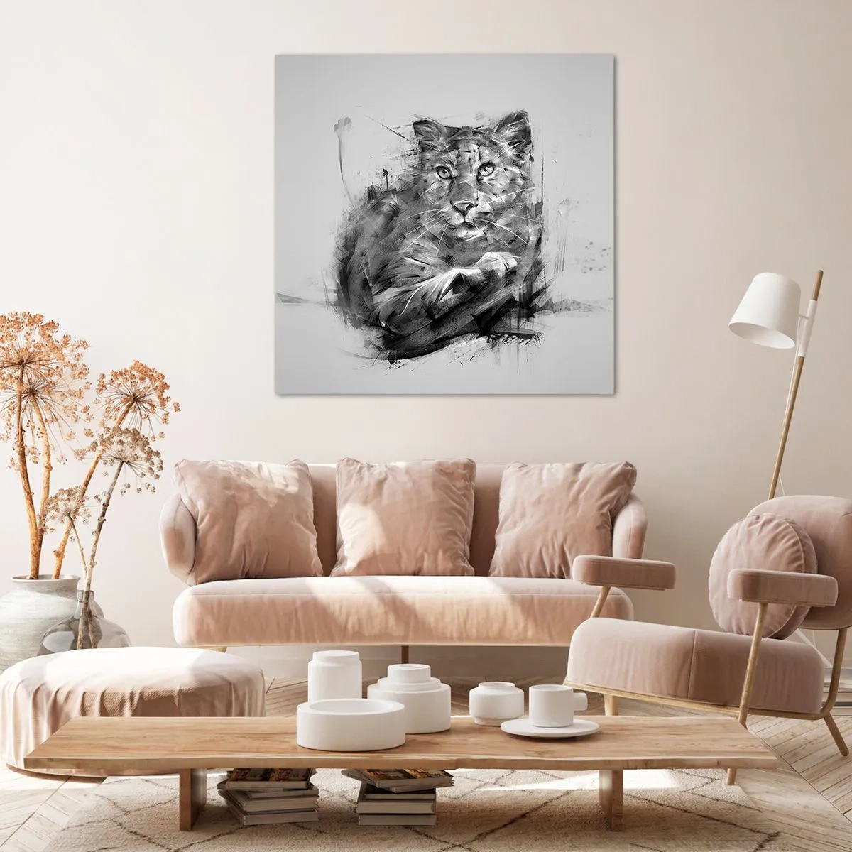 Obraz na plátně - Ano, pozorně poslouchám - 70x70 cm