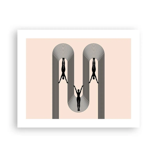 Plakát - Vzhůru nohama - 50x40 cm