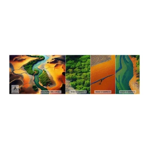 Vzor Fototapety Premium Sand - Životodárná řeka - Krajina, Příroda, Řeka - 100x30 cm