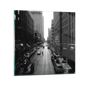 Obraz na skle - Další den, jako každý jiný - 40x40 cm