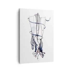 Obraz na plátně - Studie o dotyku - 70x100 cm