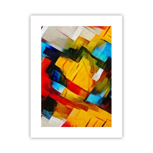 Plakát - Vícebarevné vrstvy - 30x40 cm