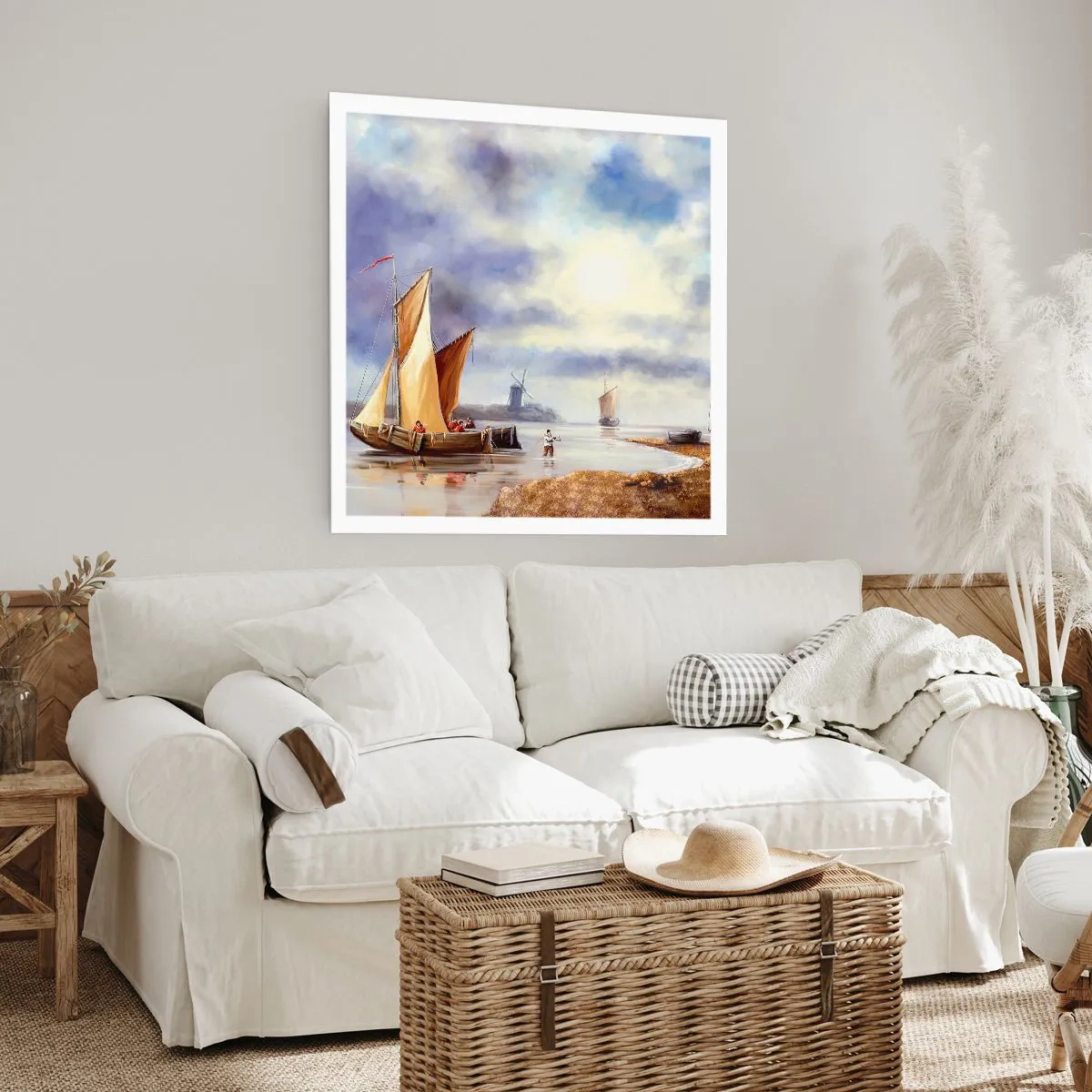 Plakát - Návrat námořníků - 40x40 cm