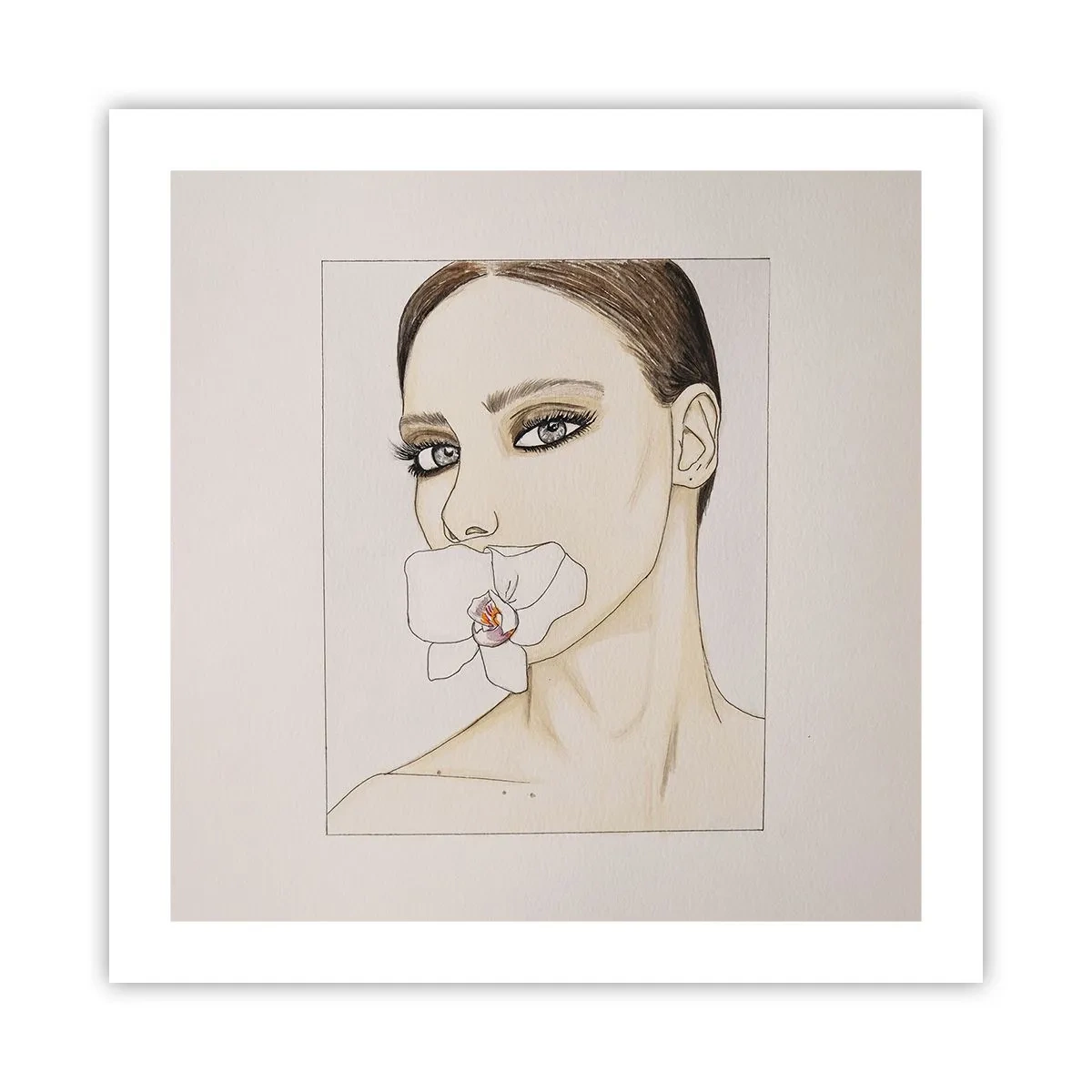 Plakát - Symbol elegance a krásy - 50x50 cm