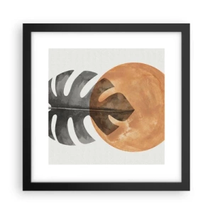 Plakát v černém rámu - Vždy slunce - 30x30 cm