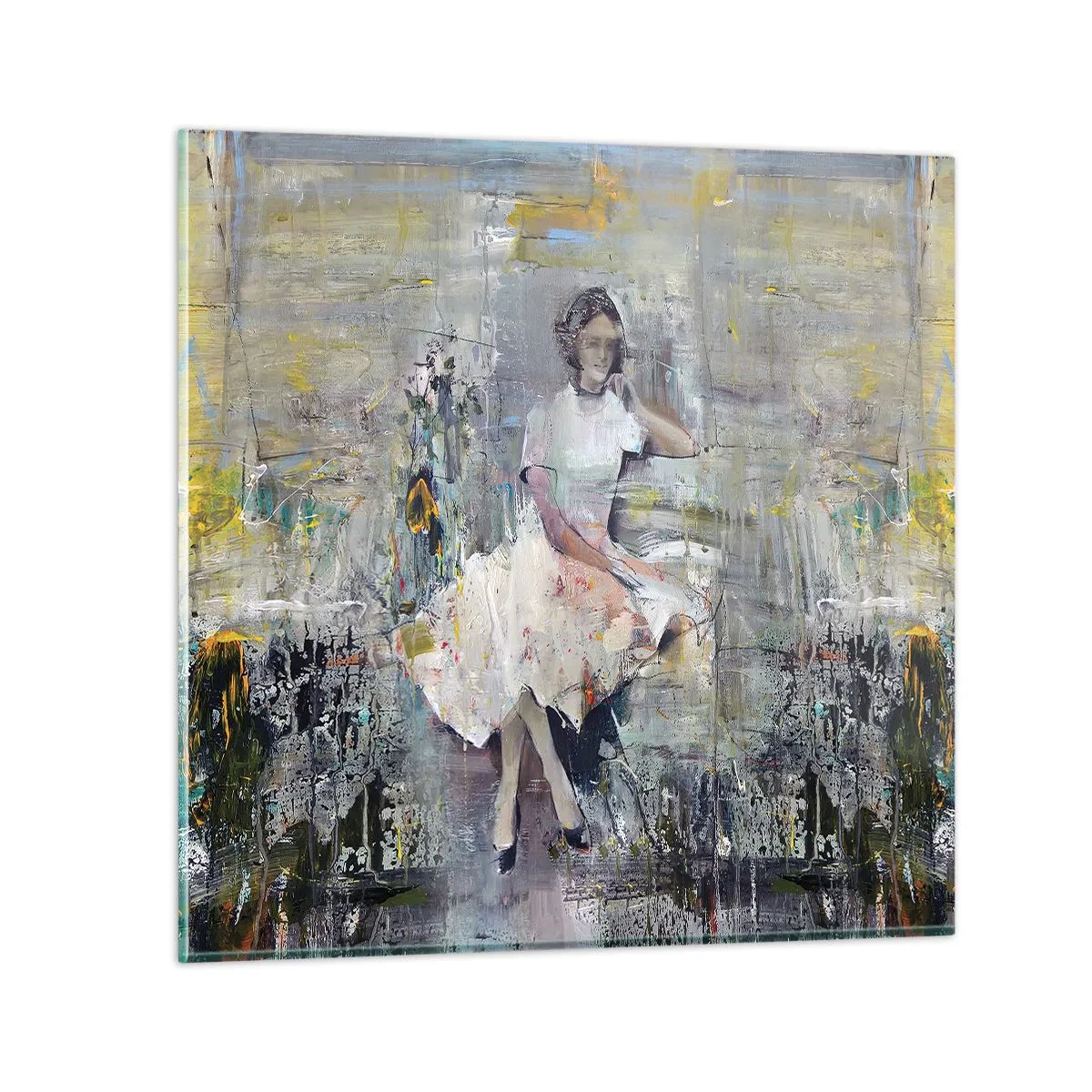 Obraz na skle - Klasická a moderní - 70x70 cm