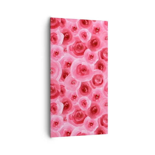 Obraz na plátně - Růže dole i nahoře - 65x120 cm