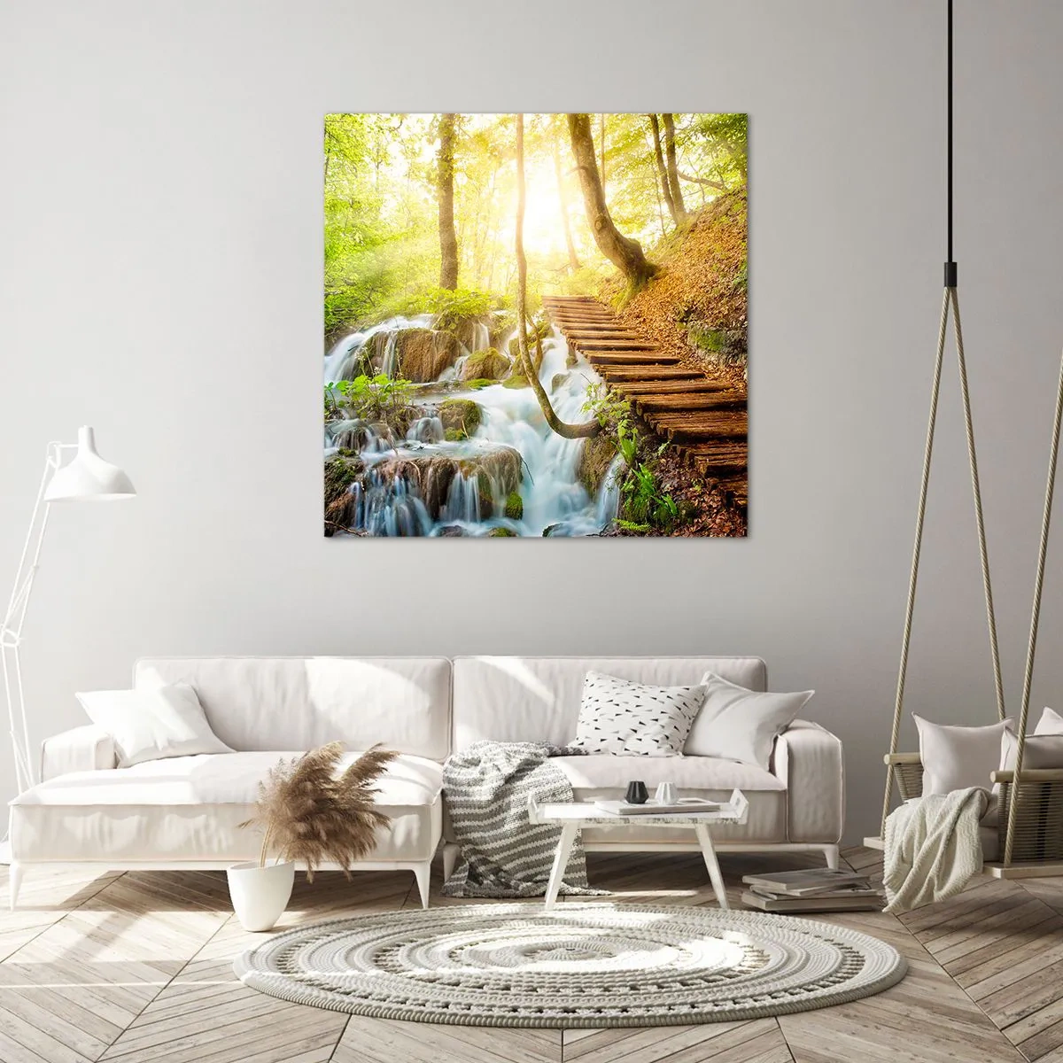 Obraz na plátně - Vytoužený chlad - 70x70 cm