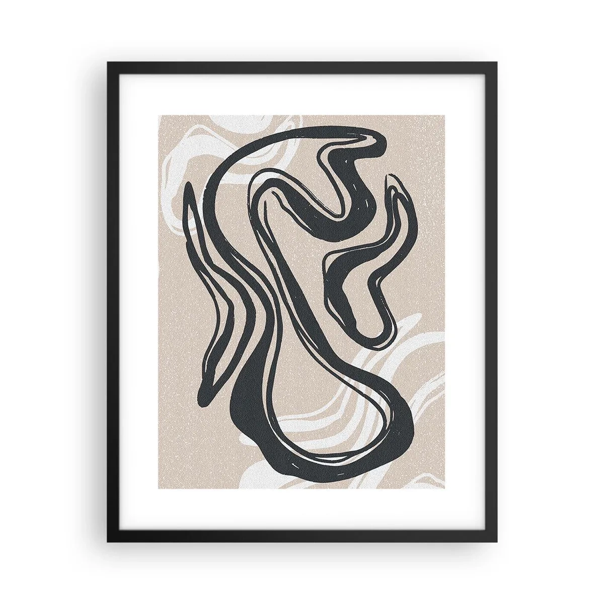 Plakát v černém rámu - Znásobená exprese - 40x50 cm