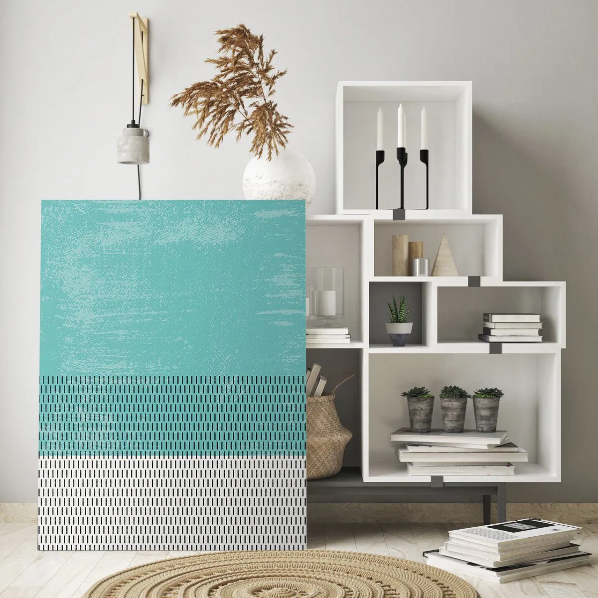 Obraz na skle - Vyvážená kompozice - 80x120 cm