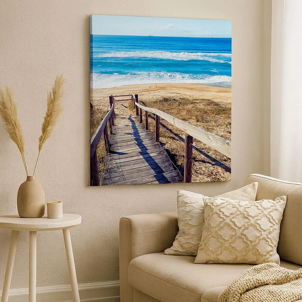 Obraz na plátně - Běž! - 30x30 cm