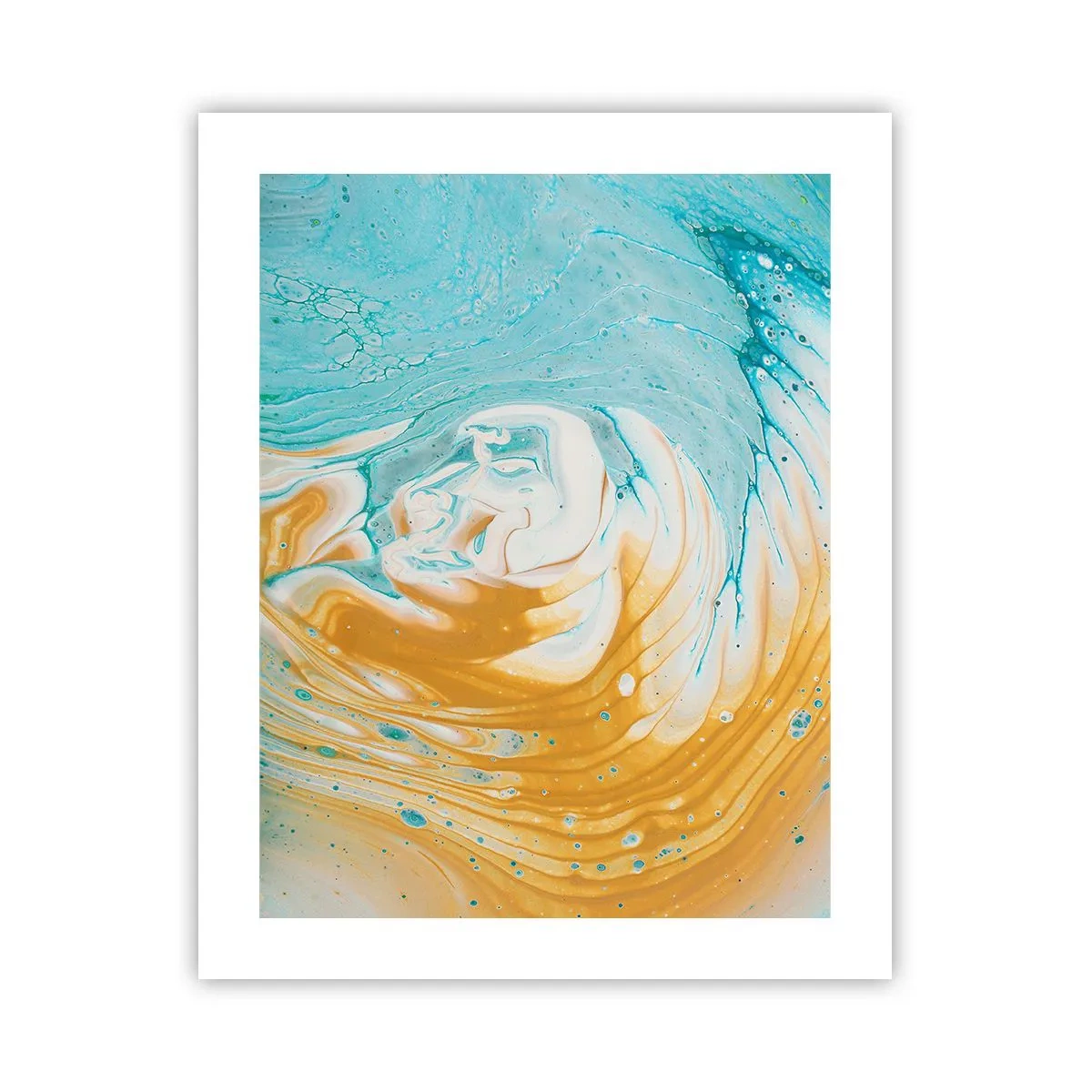 Plakát - Pastelový vír - 40x50 cm