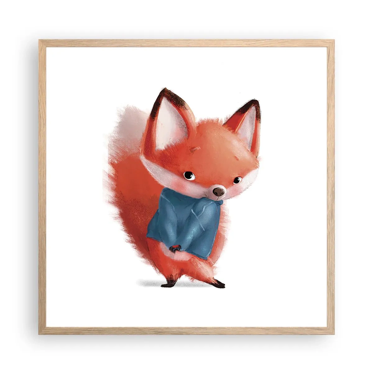 Plakát v rámu světlý dub - Sluší mi to? - 60x60 cm