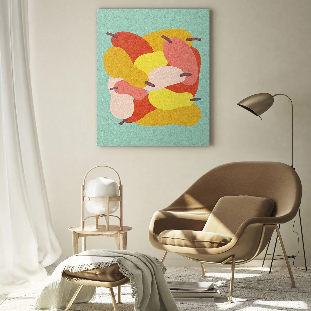 Obraz na skle - Ochutnejte letní slunce - 50x70 cm