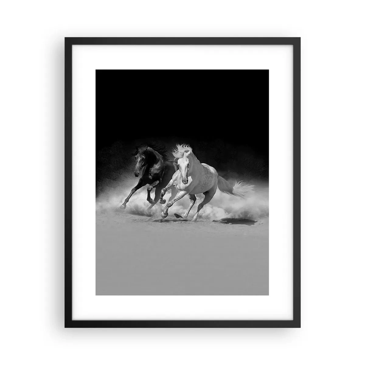 Plakát v černém rámu - Cval svobody - 40x50 cm