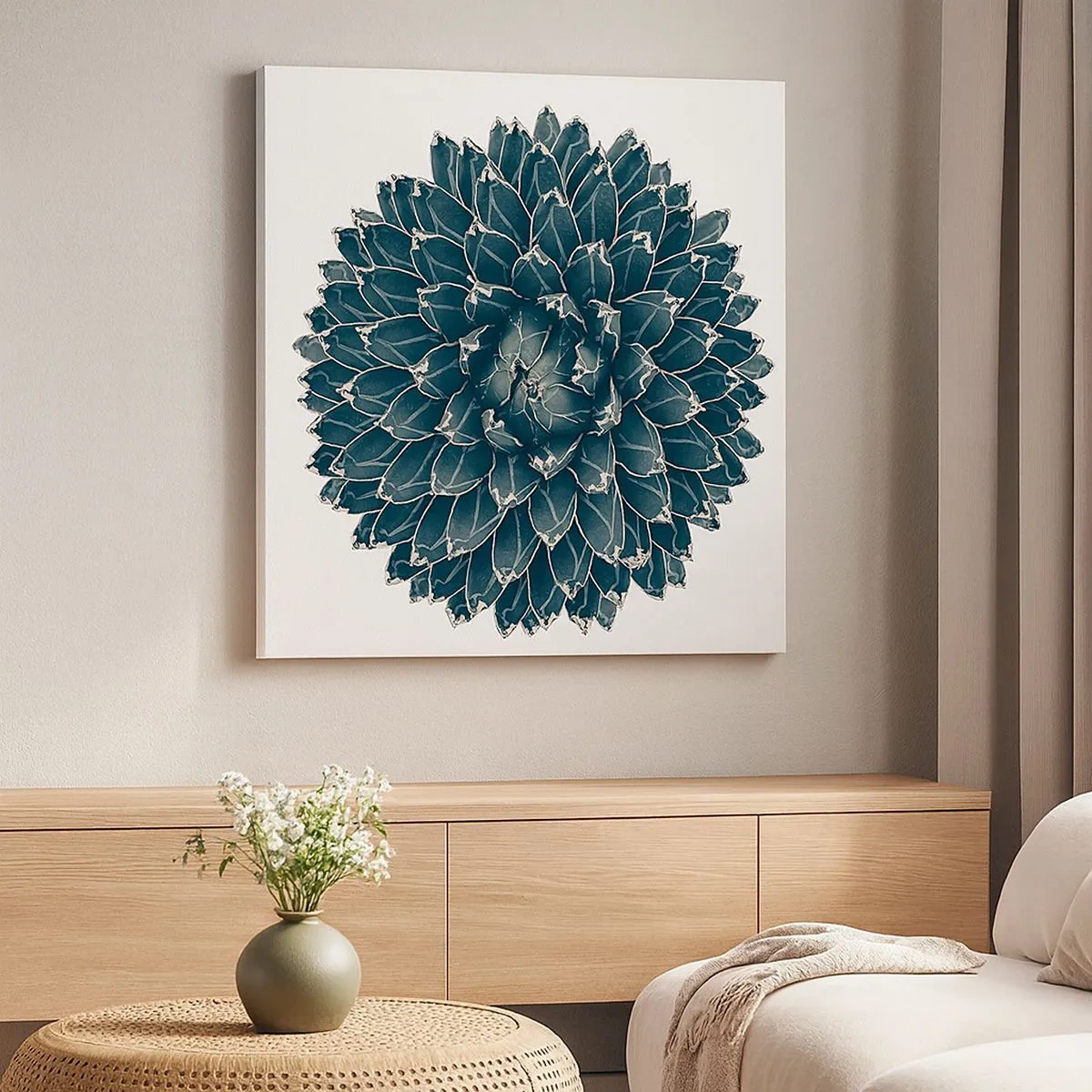 Obraz na plátně - Hvězda pouště - 30x30 cm