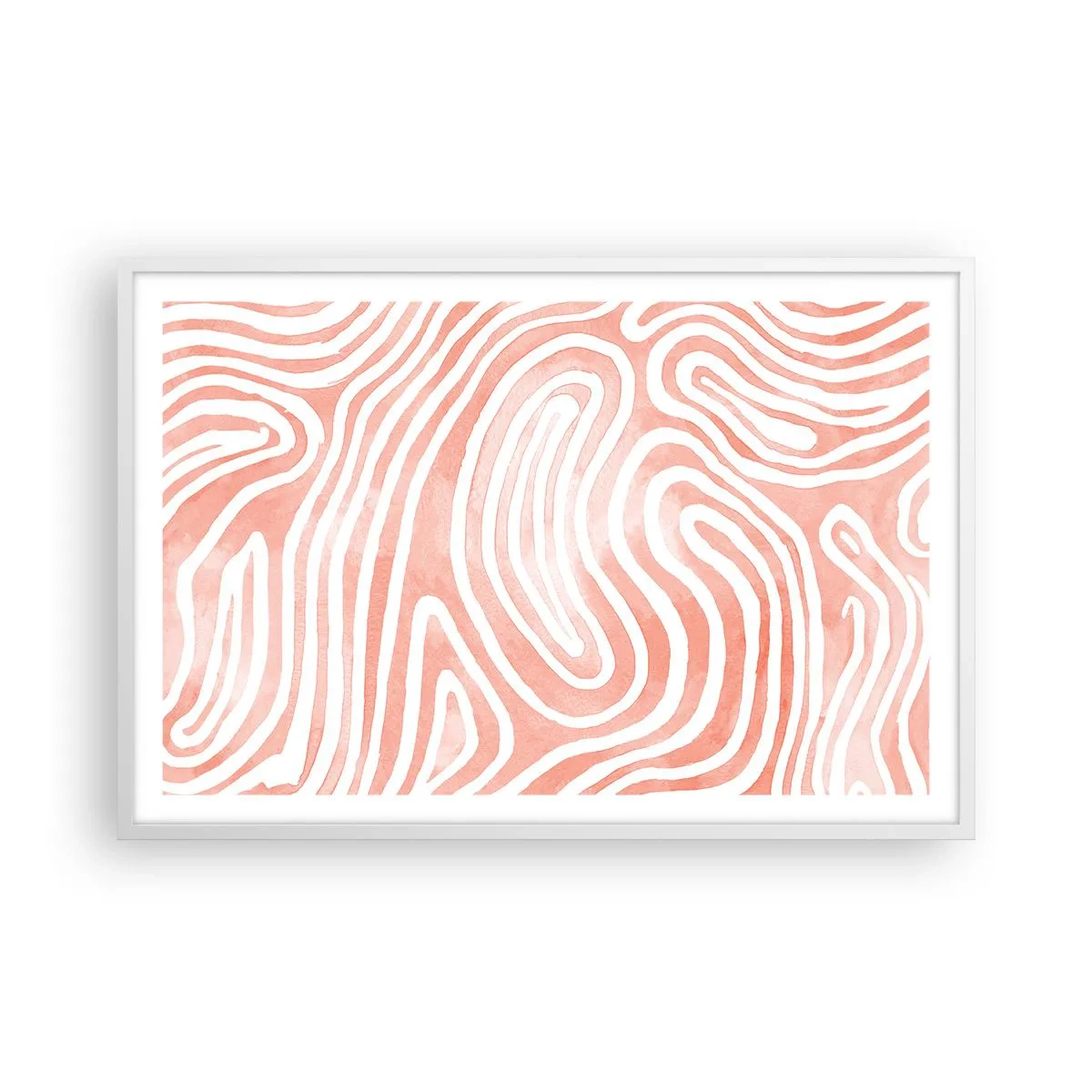 Plakát v bílém rámu - V korálovém labyrintu - 91x61 cm