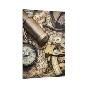 Obraz na skle - Urči směr - 80x120 cm