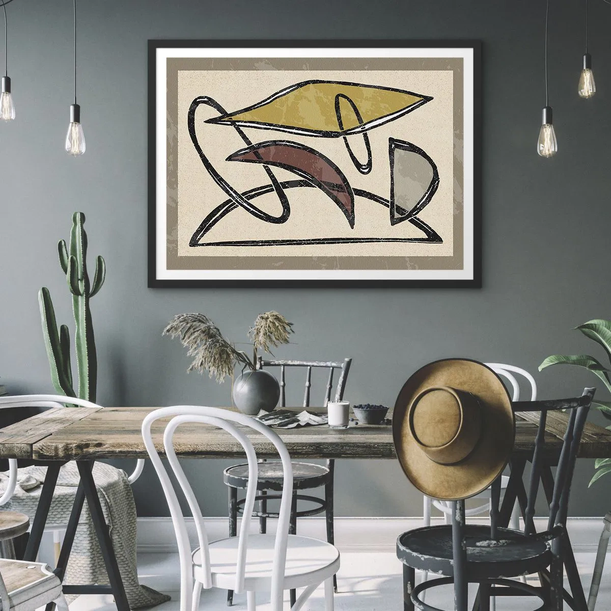 Plakát v černém rámu - Svisle a vodorovně - 70x50 cm