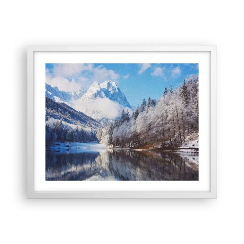 Plakát v bílém rámu - Sněhová stráž - 50x40 cm