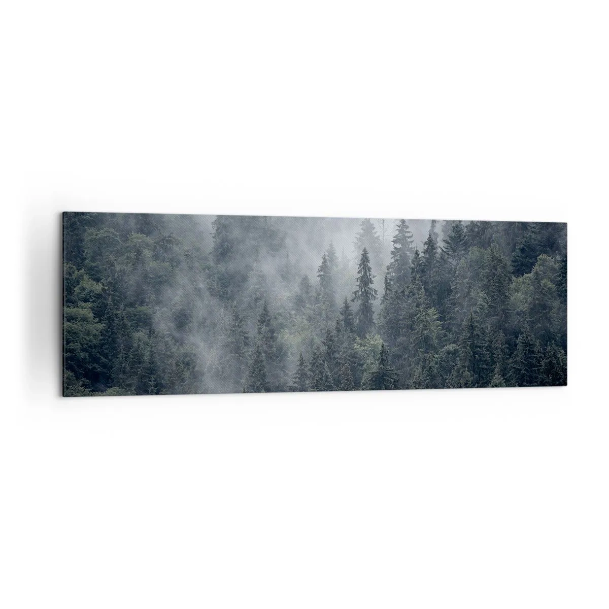 Obraz na plátně - Lesní svítání - 160x50 cm