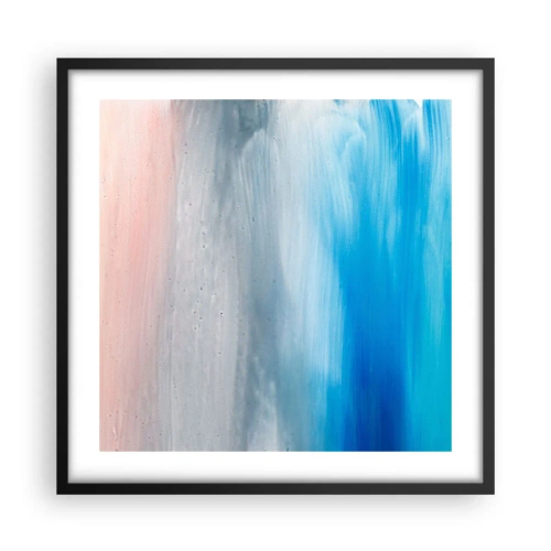 Plakát v černém rámu - Živly: vzduch - 50x50 cm