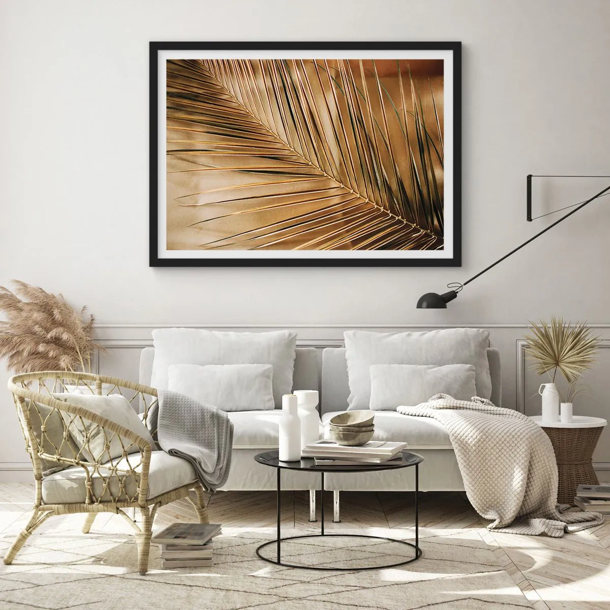 Plakát v černém rámu - Přírodní kolonáda - 70x50 cm