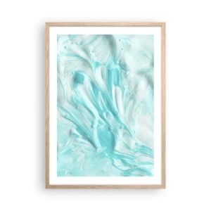Plakát v rámu světlý dub - Navždy spolu - 50x70 cm