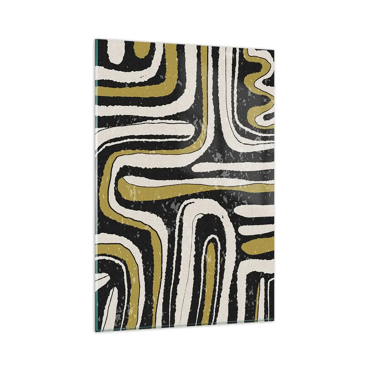 Obraz na skle - Kompozice: trakty a uličky - 80x120 cm