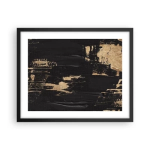 Plakát v černém rámu - Stopa doteku - 50x40 cm