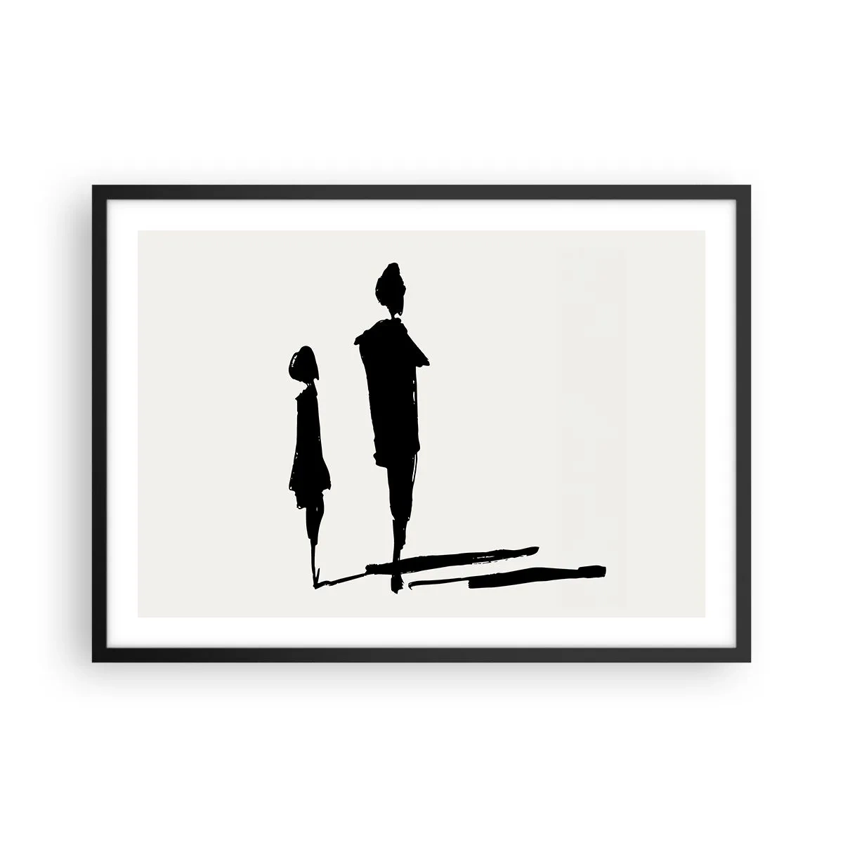 Plakát v černém rámu - Určitě spolu? - 70x50 cm