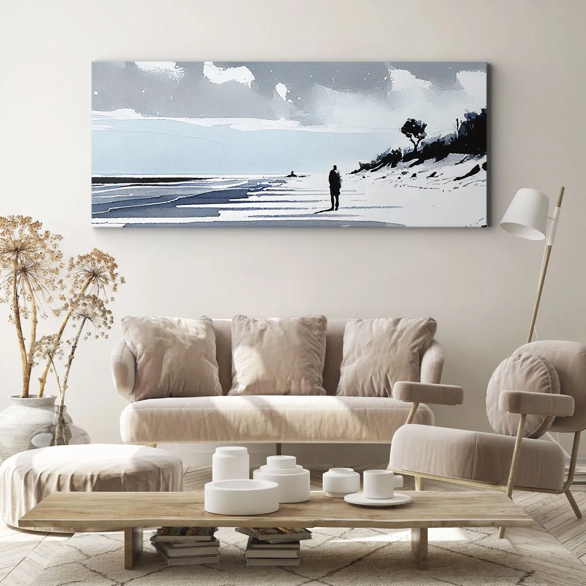 Obraz na plátně - O samotě - 100x40 cm
