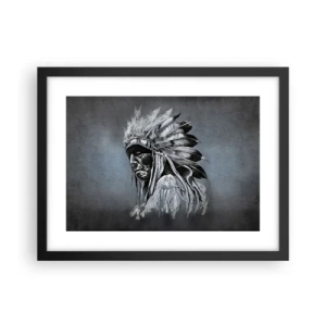 Plakát v černém rámu - Návrat k základům - 40x30 cm