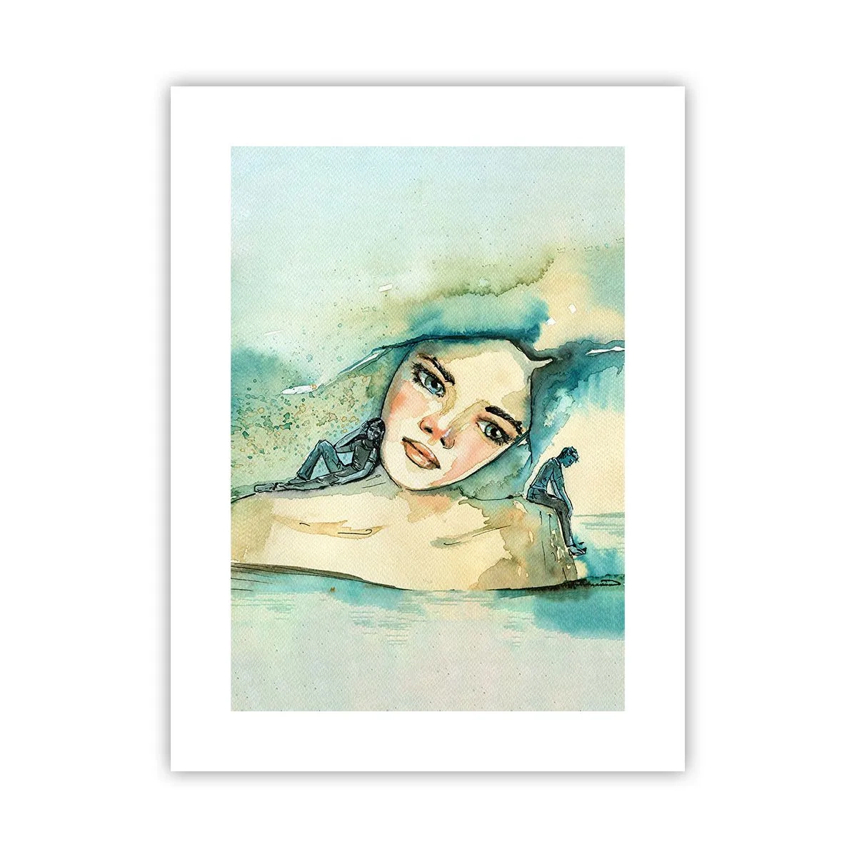Plakát - Am I blue? - 30x40 cm
