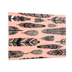 Obraz na skle - Indiánská kolekce - 100x70 cm