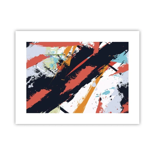 Plakát - Dynamická kompozice - 40x30 cm