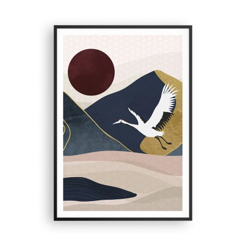 Plakát v černém rámu - Opět uběhl další den - 70x100 cm