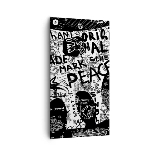 Obraz na plátně - Bohatý svět ulice - 55x100 cm