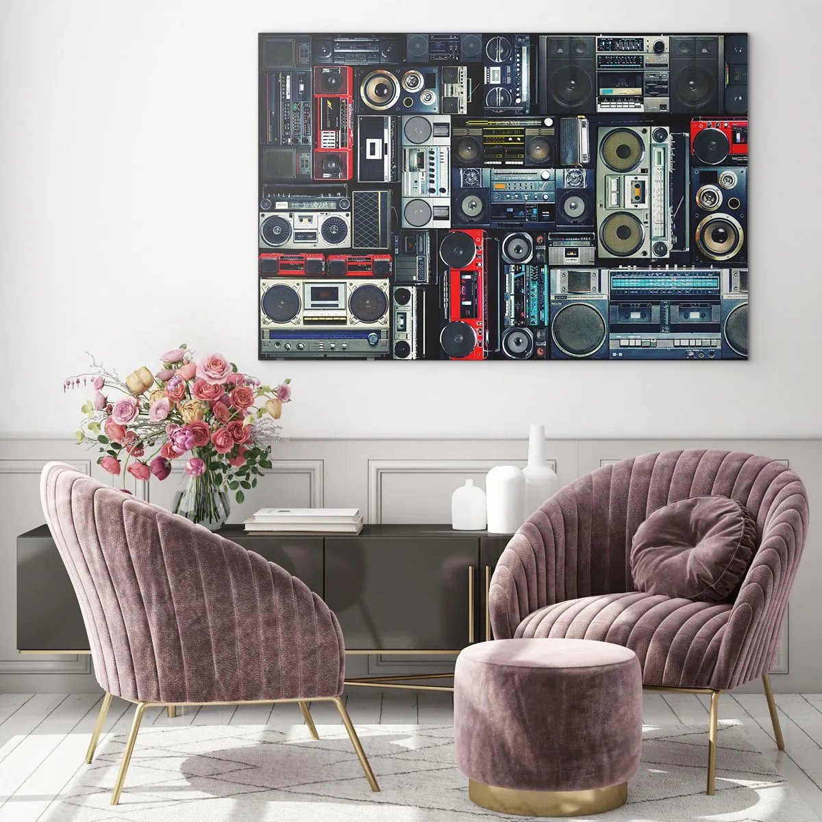 Obraz na skle - Stesk po 80. letech - 100x70 cm