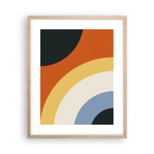 Plakát v rámu světlý dub - K sobě samému - 40x50 cm