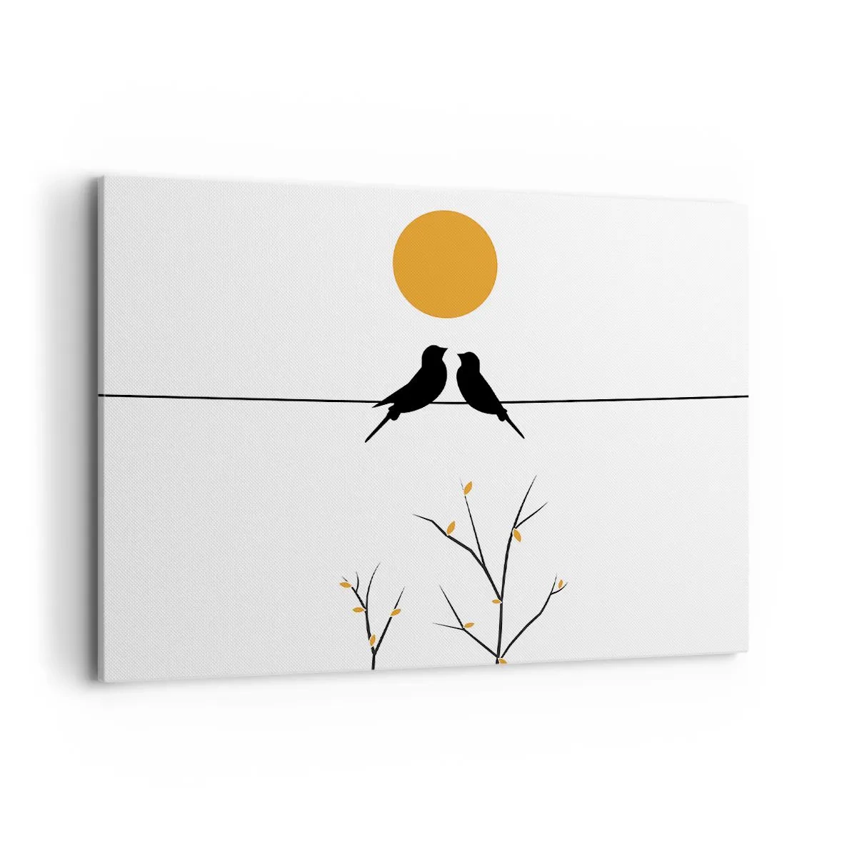 Obraz na plátně - Slavíčí večer - 100x70 cm