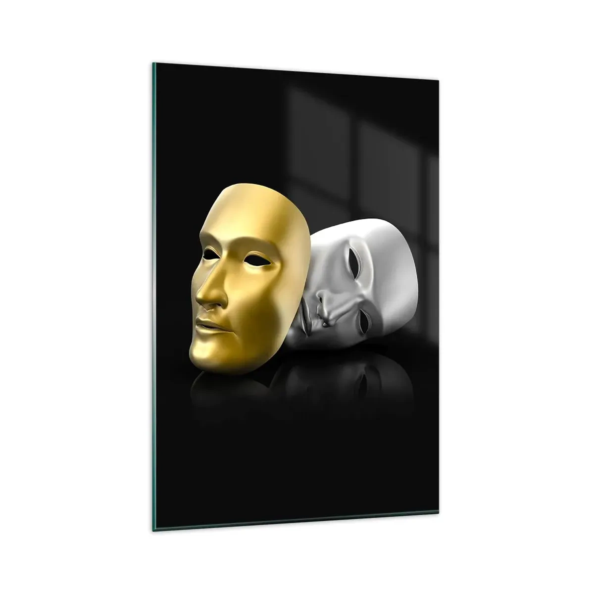 Obraz na skle - Život je divadlo - 80x120 cm