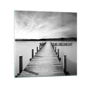 Obraz na skle - U napajedla – klidu - 30x30 cm