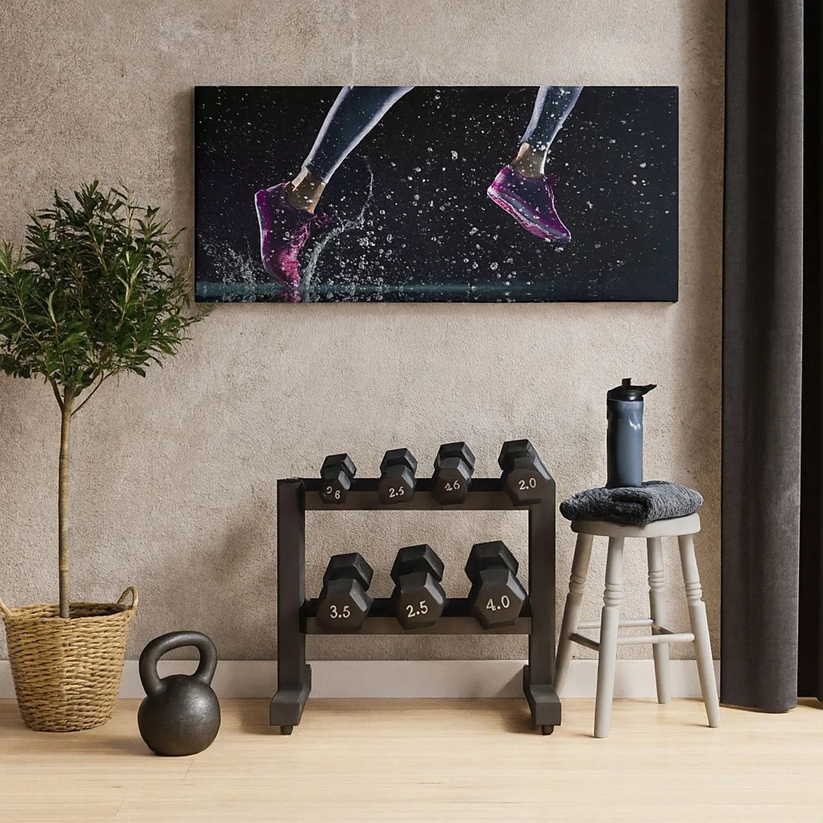 Obraz na plátně - Poběž jako vítr - 100x40 cm