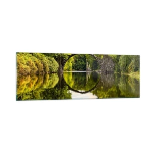 Obraz na skle - Na rozhraní dvou světů - 90x30 cm
