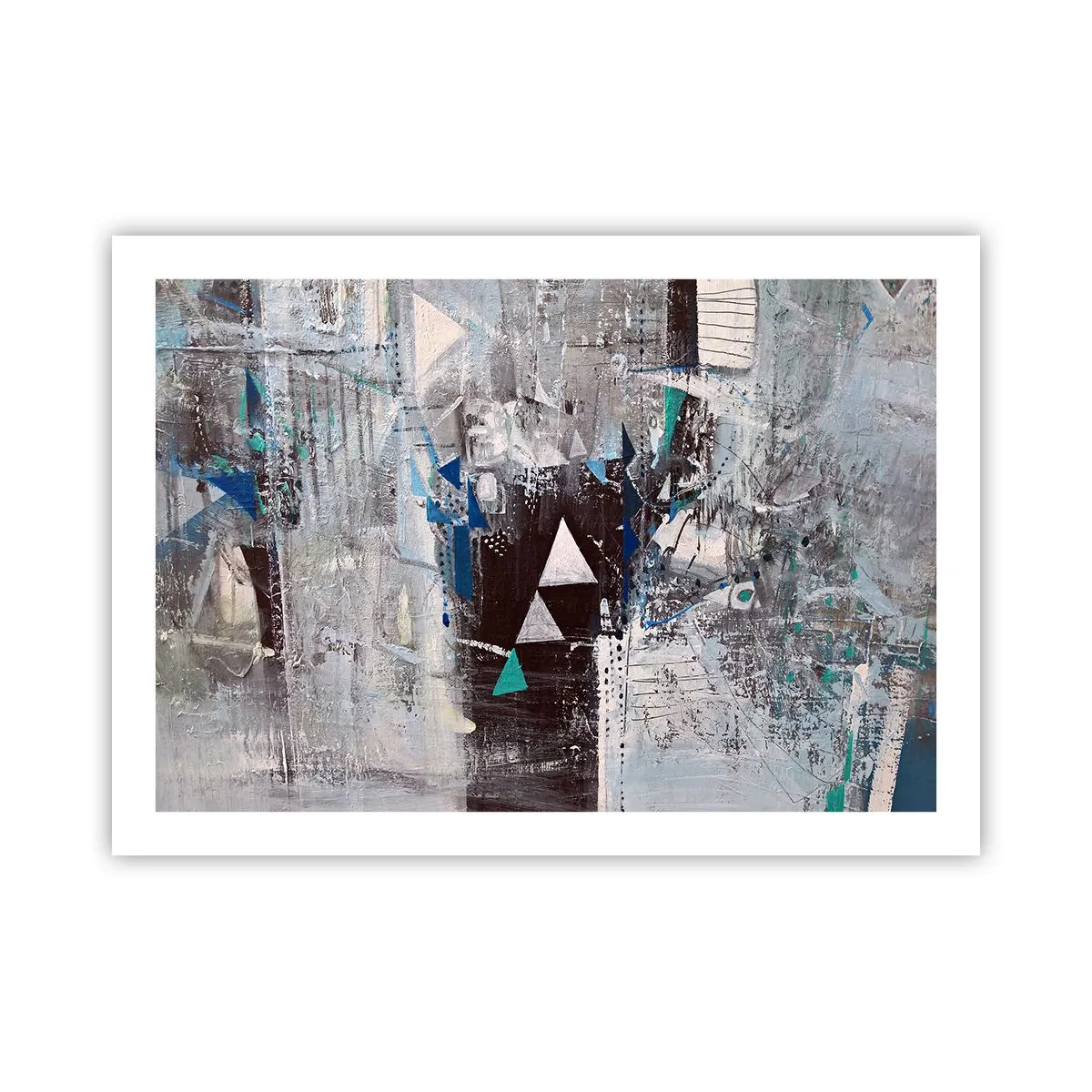 Plakát - Přednostní pořadí trojúhelníků - 70x50 cm