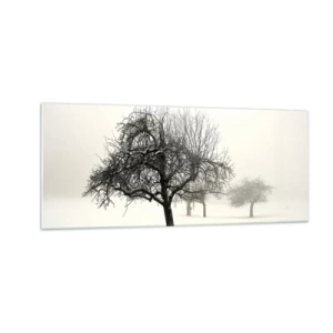 Obraz na skle - Zimní sen - 100x40 cm