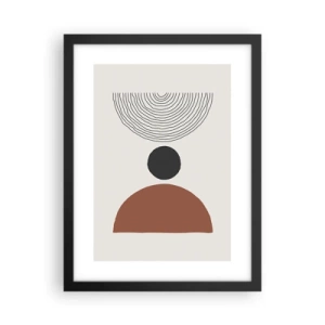 Plakát v černém rámu - V centru pozornosti - 30x40 cm