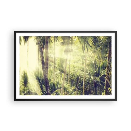 Plakát v černém rámu - V zeleném žáru - 91x61 cm