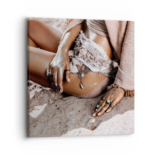 Obraz na plátně - Vyplavena na břeh? - 30x30 cm